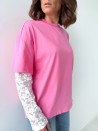 Kelly-T-Shirt aus Spitze (80 % Baumwolle, 20 % Polyester)