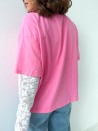 Kelly-T-Shirt aus Spitze (80 % Baumwolle, 20 % Polyester)