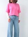 Kelly-T-Shirt aus Spitze (80 % Baumwolle, 20 % Polyester)