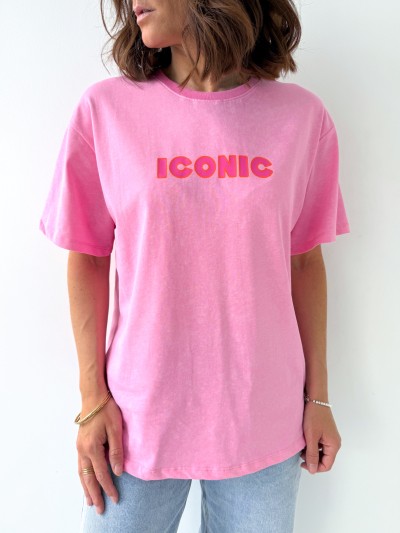 T-shirt Iconic - Rose...