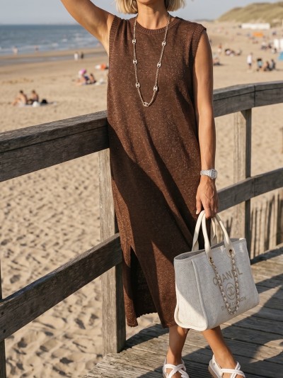 Japon Anna Lurex - Brun