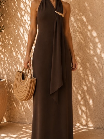 Robe Alya - Brun