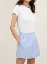 Shorts im Rock-Look „Sylvie“ aus 100 % Baumwolle