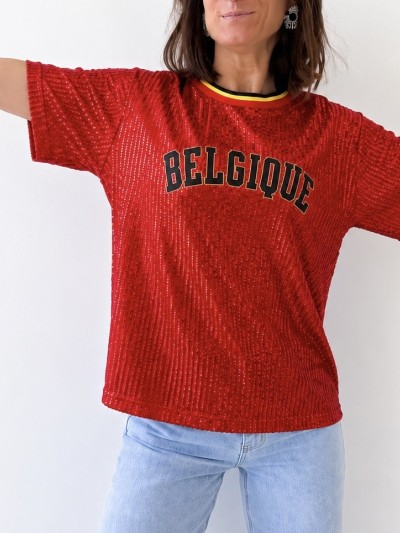 T-shirt Belgique Sequin