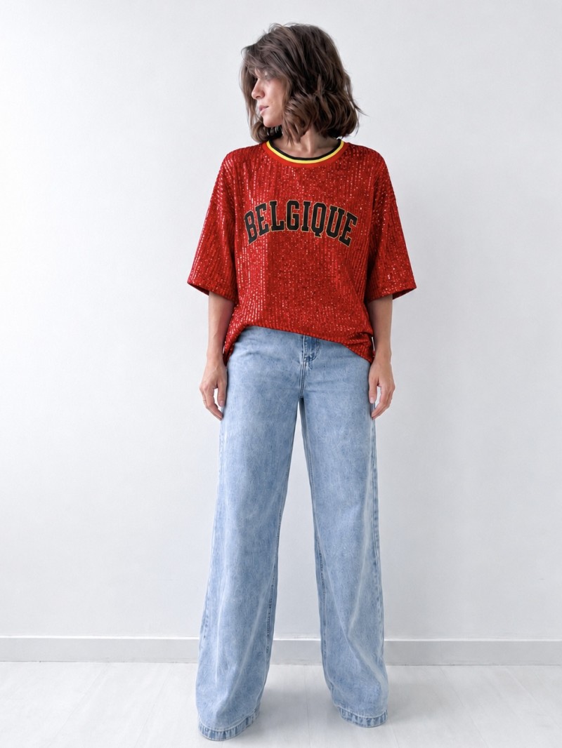 T-shirt Belgique Sequin