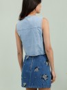 Alice-jeansrok met pailletten