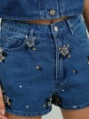 Alice-Jeansshorts mit Pailletten