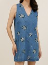 Robe en Jeans Alice avec sequin