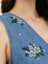 Robe en Jeans Alice avec sequin