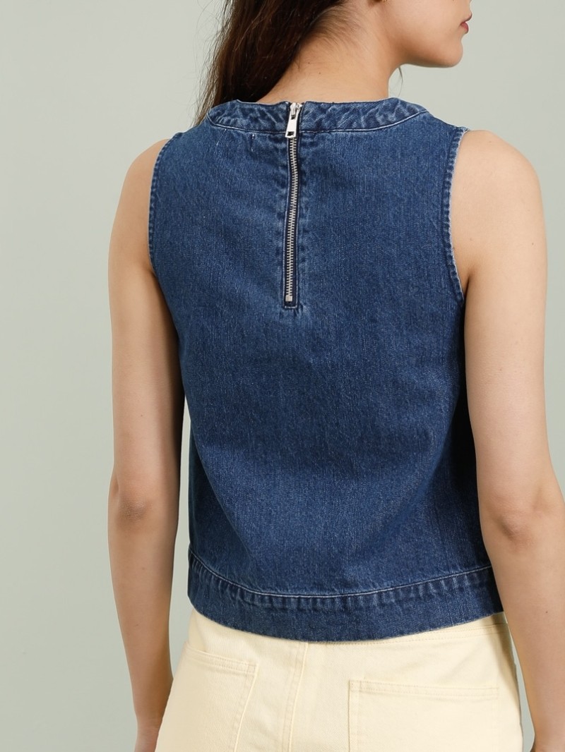 Top en jeans Loli
