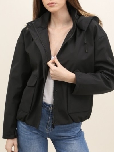 Veste de pluie Nadine courte avec poches