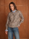 Gilet / Pull Mimi léopard