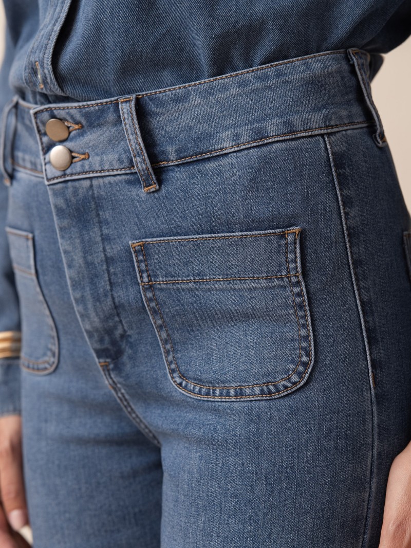 JEANS ELENA Schlaghose
