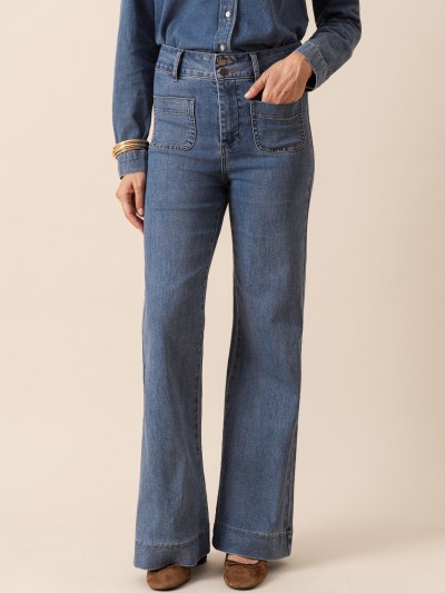 JEANS ELENA Schlaghose