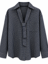 Chemise carreaux Roxanne avec cravate