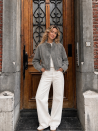 Veste en Mila-jeans in kaki