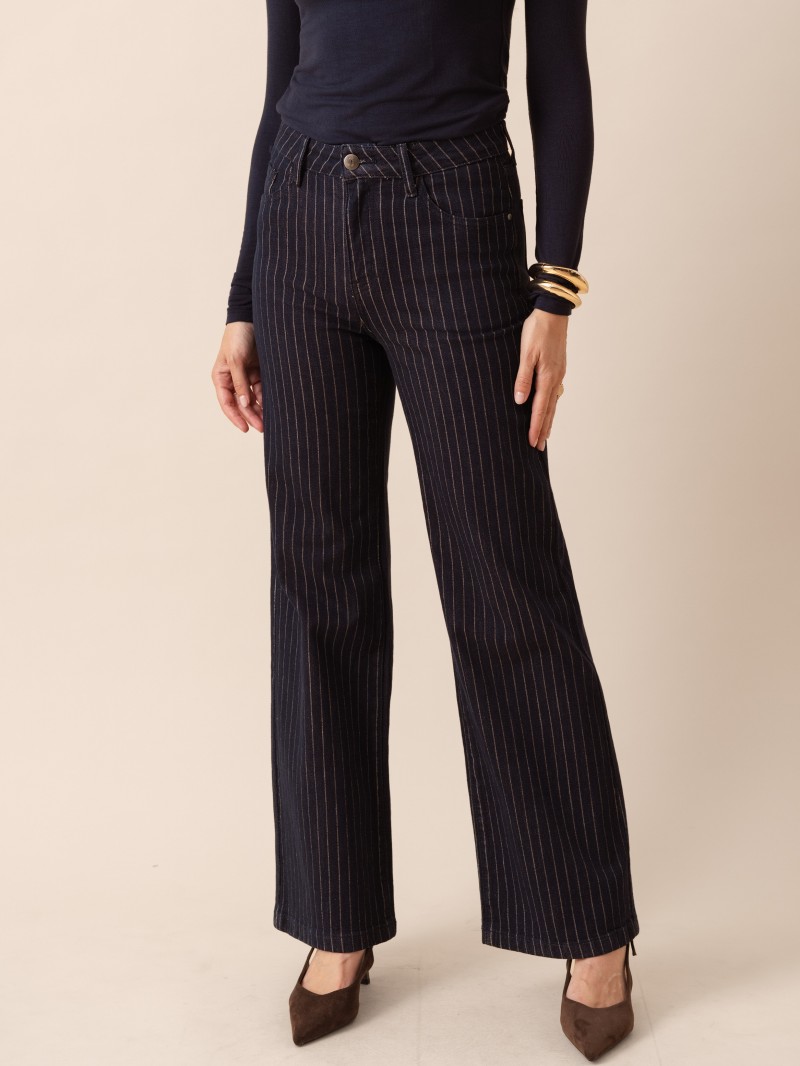 Jeans Gabrielle ligne bleu foncé