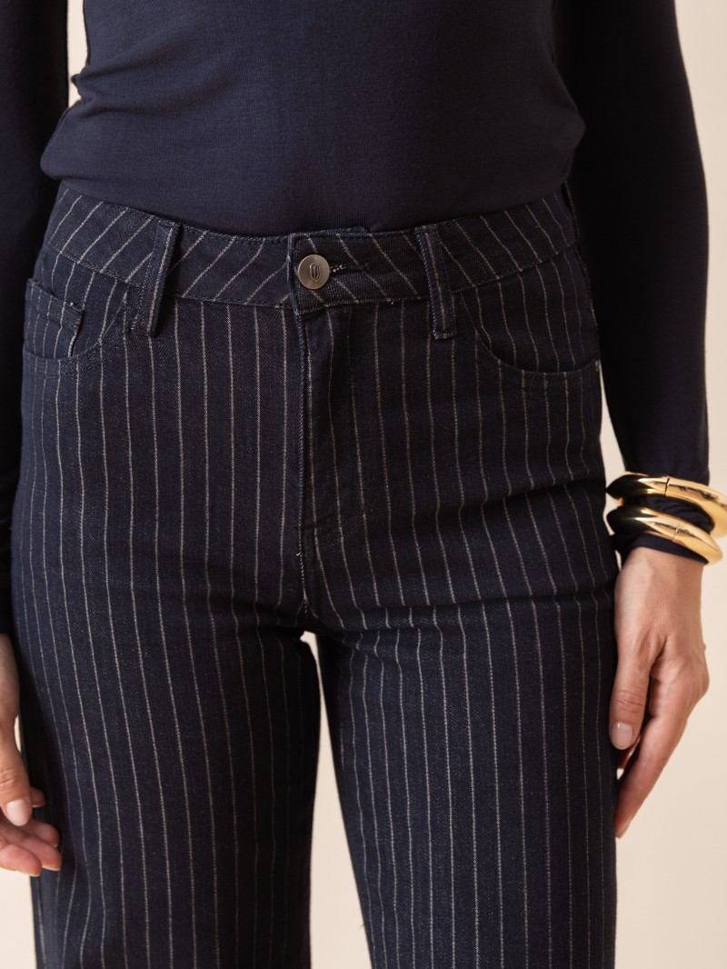 Jeans Gabrielle ligne bleu foncé
