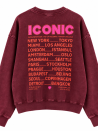 Sweat Iconic délavé 100% Coton