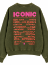Sweat Iconic délavé 100% Coton