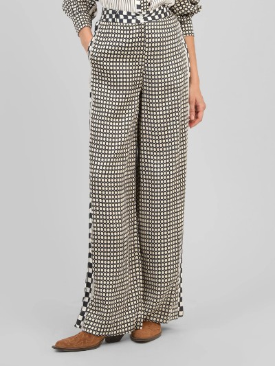 Pantalon Romylane damier