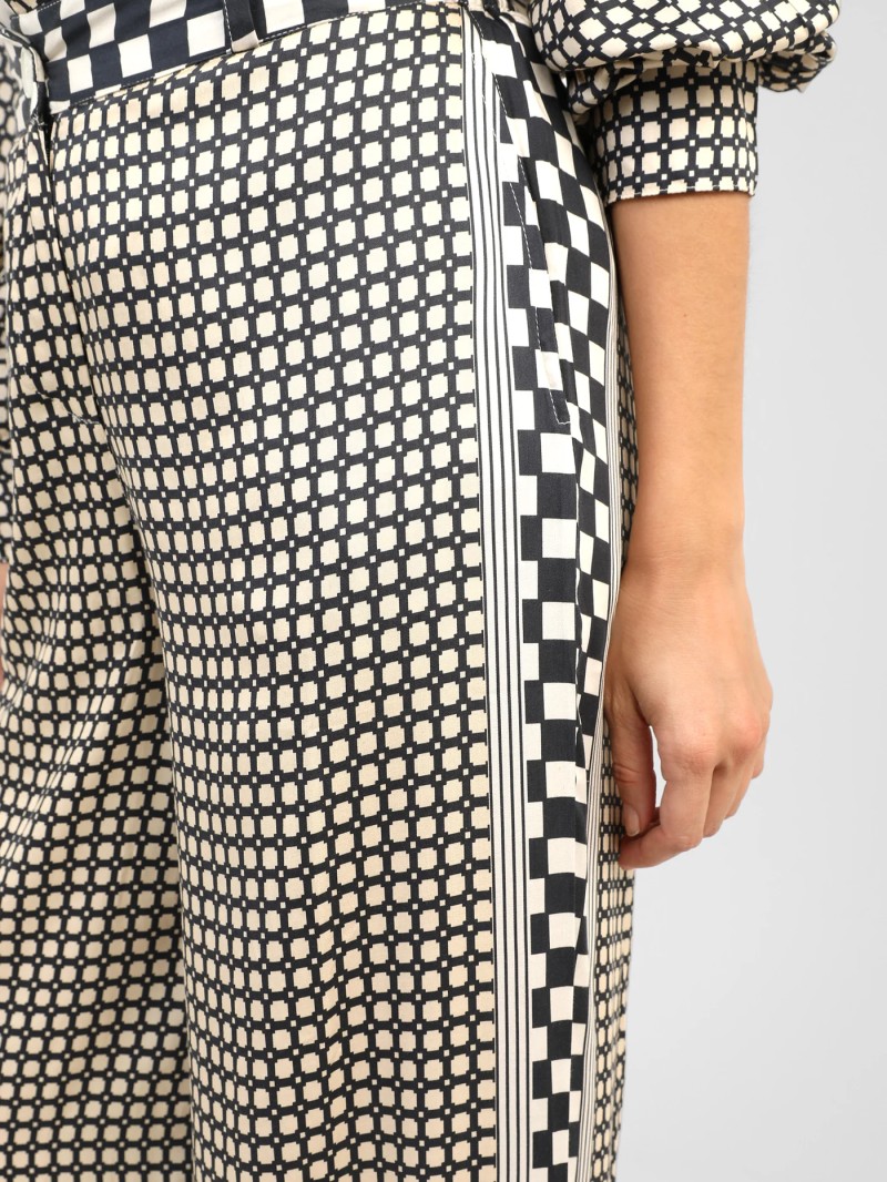 Pantalon Romylane damier
