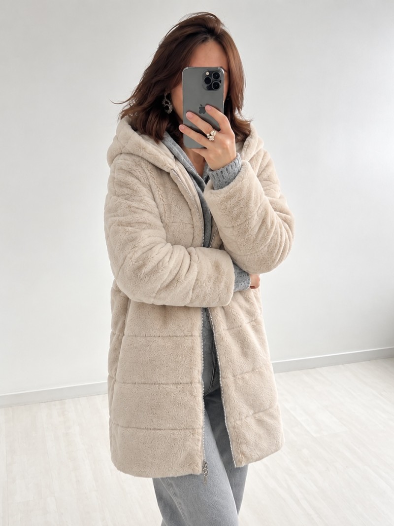 Veste de pluie réversible tout doux