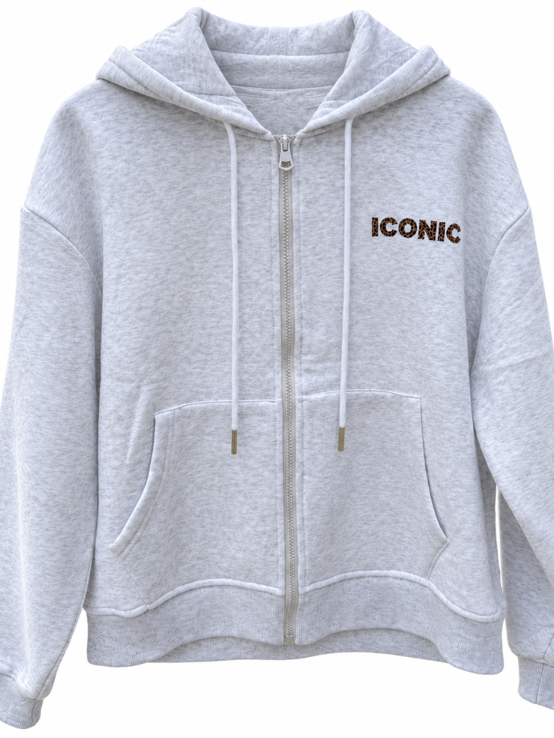 Sweat Iconic Léo à capuche (Ados)