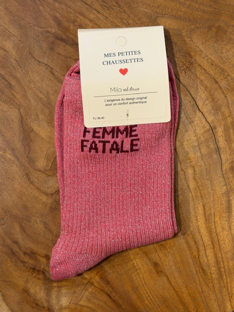 Sokken met pailletten van Femme Fatale