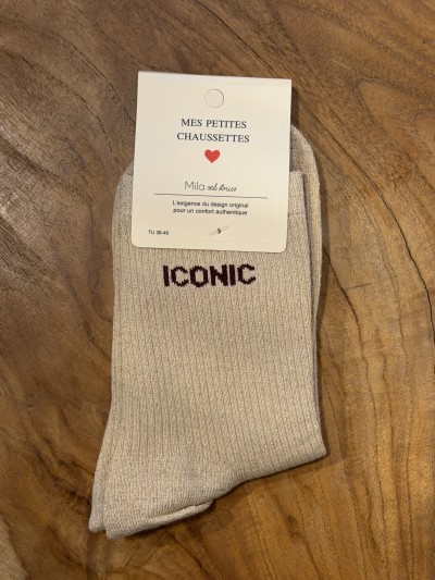 Iconic-Socken mit Pailletten