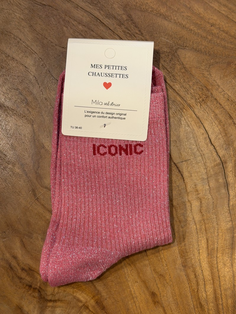 Iconic-sokken met glitters