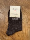 Iconic-Socken mit Pailletten
