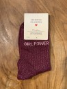 Chaussettes à paillettes Girl Power