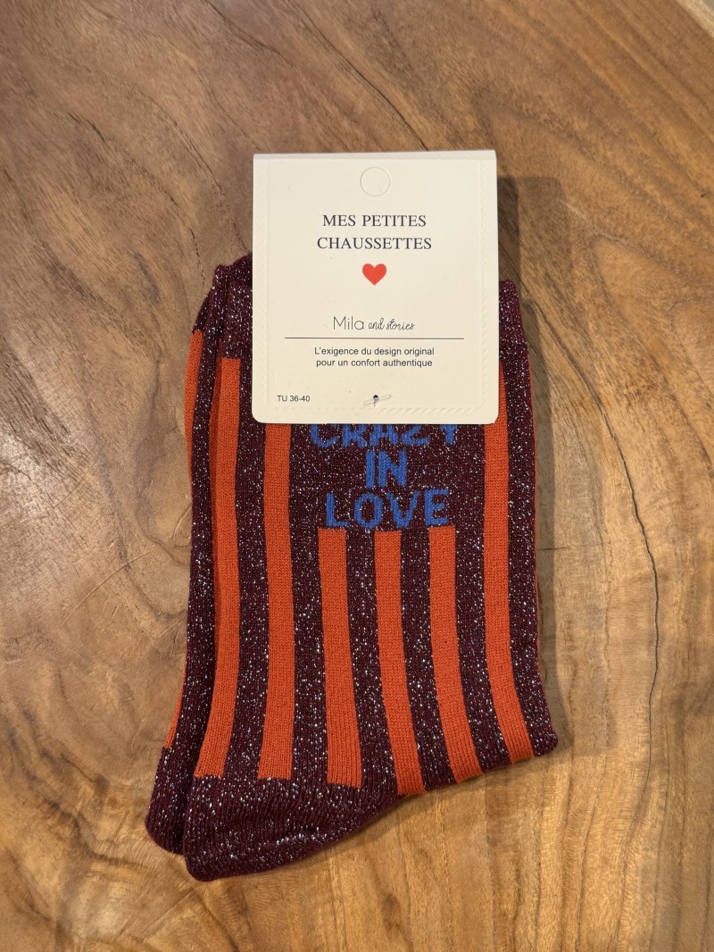 Glitzer-Socken „Crazy In Love“