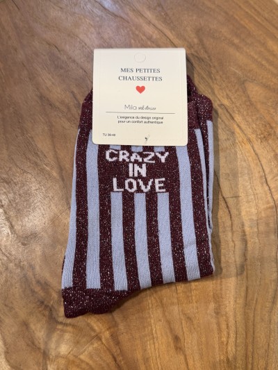 Glitzer-Socken „Crazy In Love“