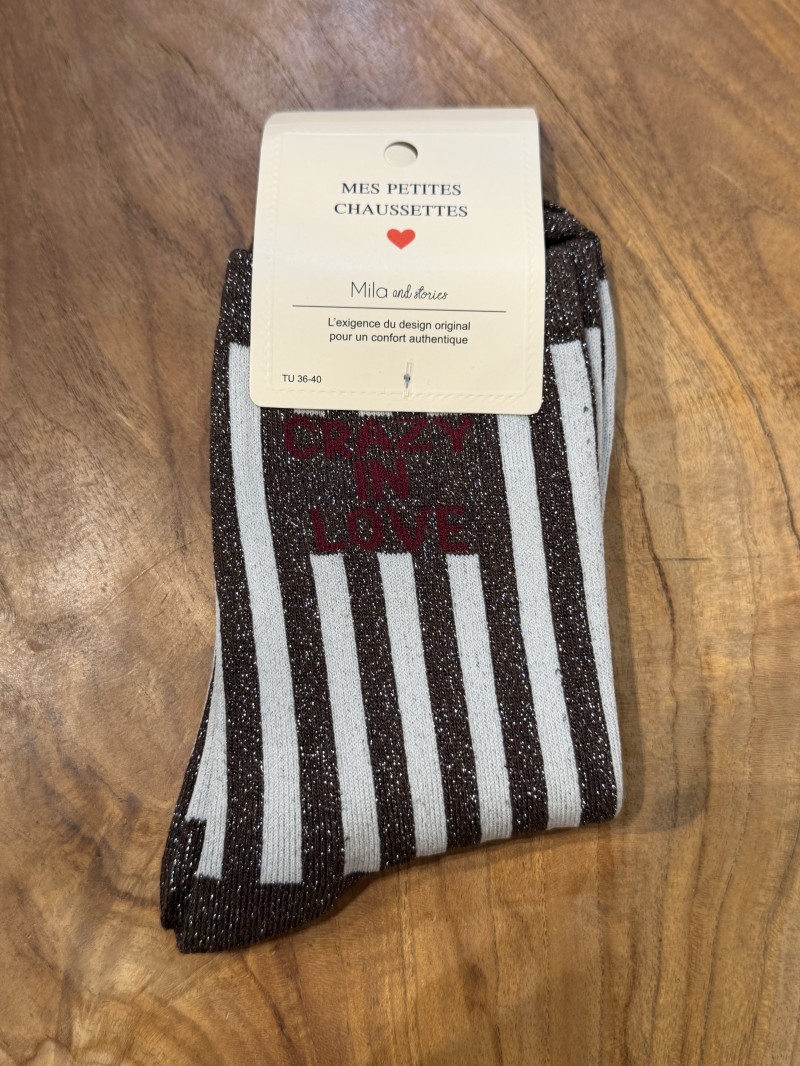 Glitzer-Socken „Crazy In Love“