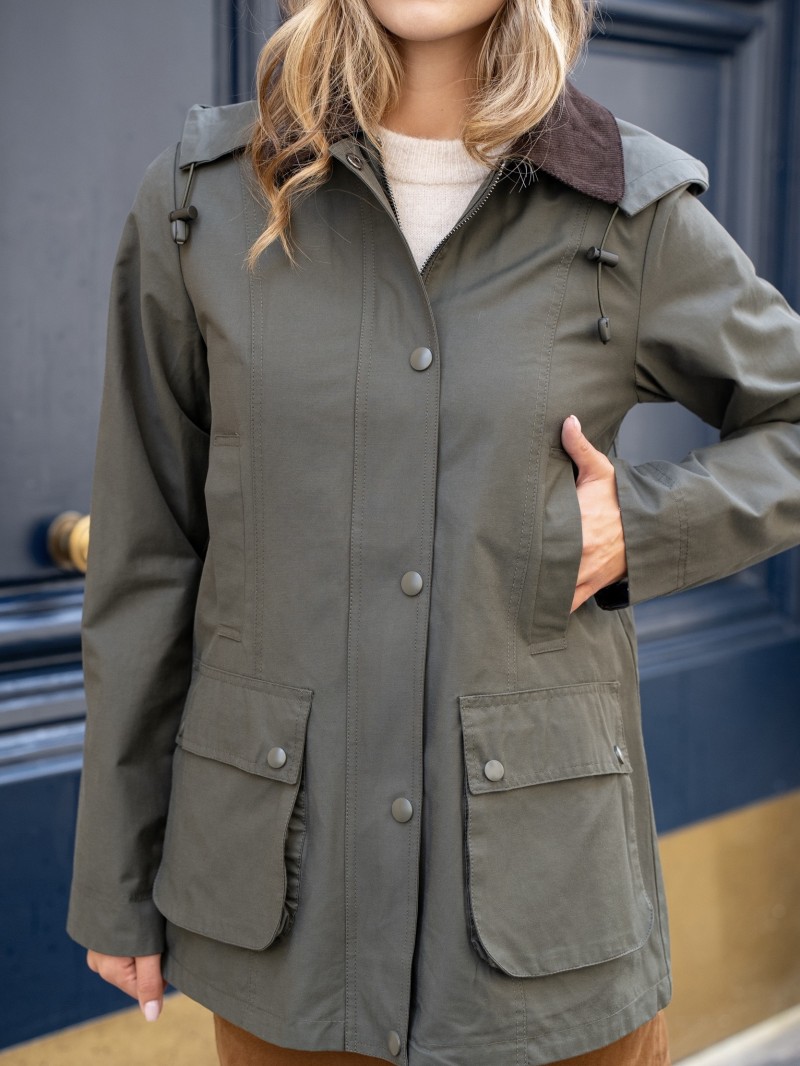 Bamour Regenjacke in mittlerer Länge