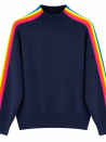 Rainbow-trui met hoge kraag