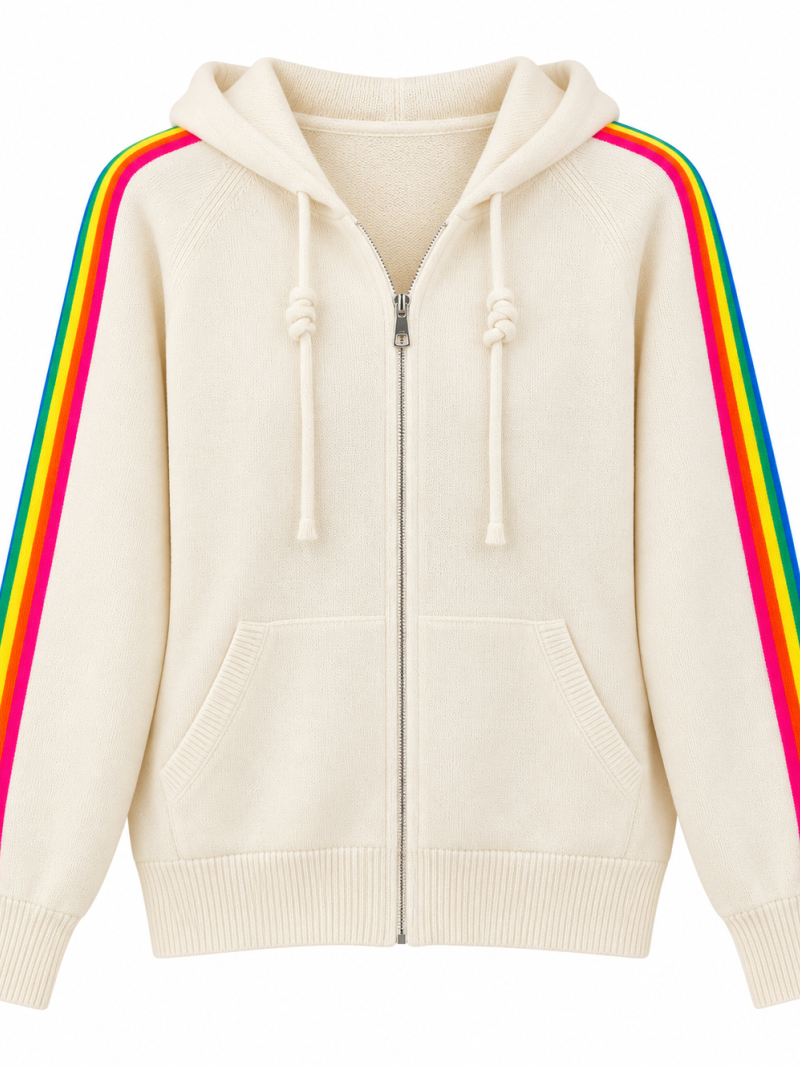 Weste  Regenbogen Reißverschluss