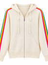 Weste  Regenbogen Reißverschluss