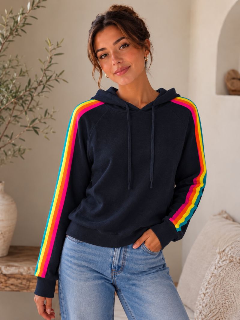 Rainbow-Kapuzenpullover