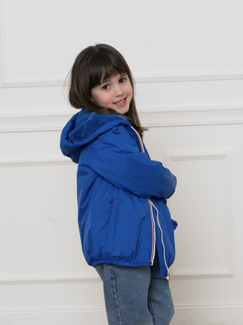Gefütterte Kids Regenjacke - Kurz - Kinder (Wasserdicht)