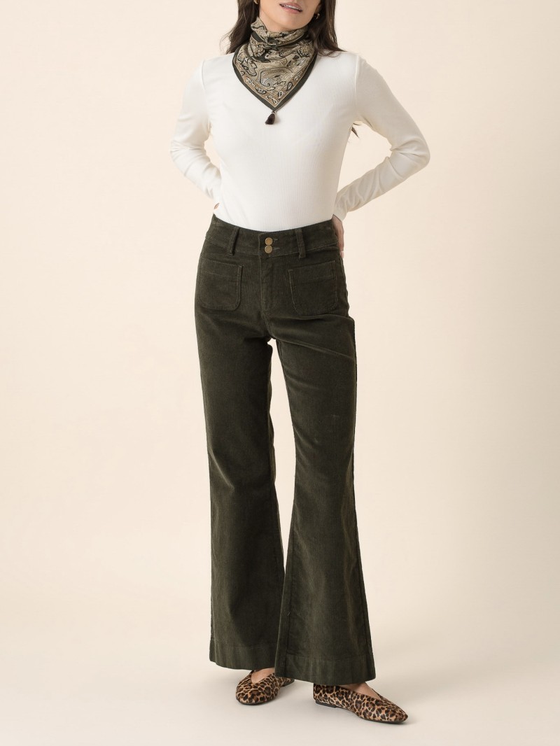 Pantalon Elena velour