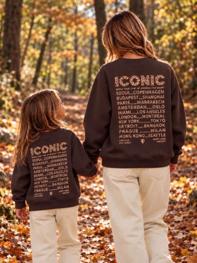 Sweat Iconic  léopard ( Ados / Kids )