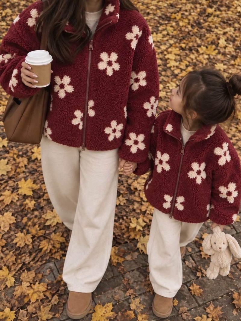 Polaire / Gilet Fleurs (adultes)