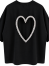 T-shirt Coeur sequin Dos