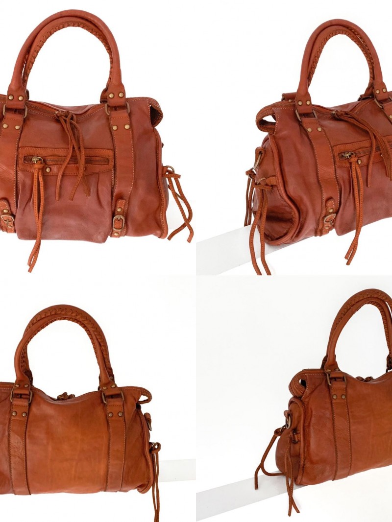 Sac Bella grand cuir lisse