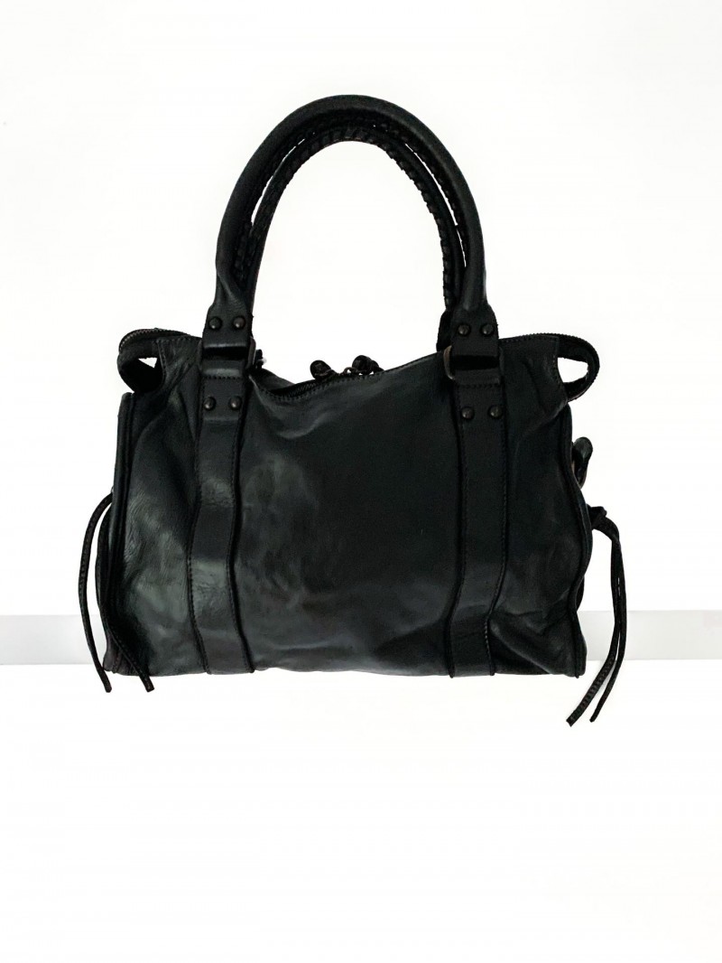 Sac Bella grand cuir lisse