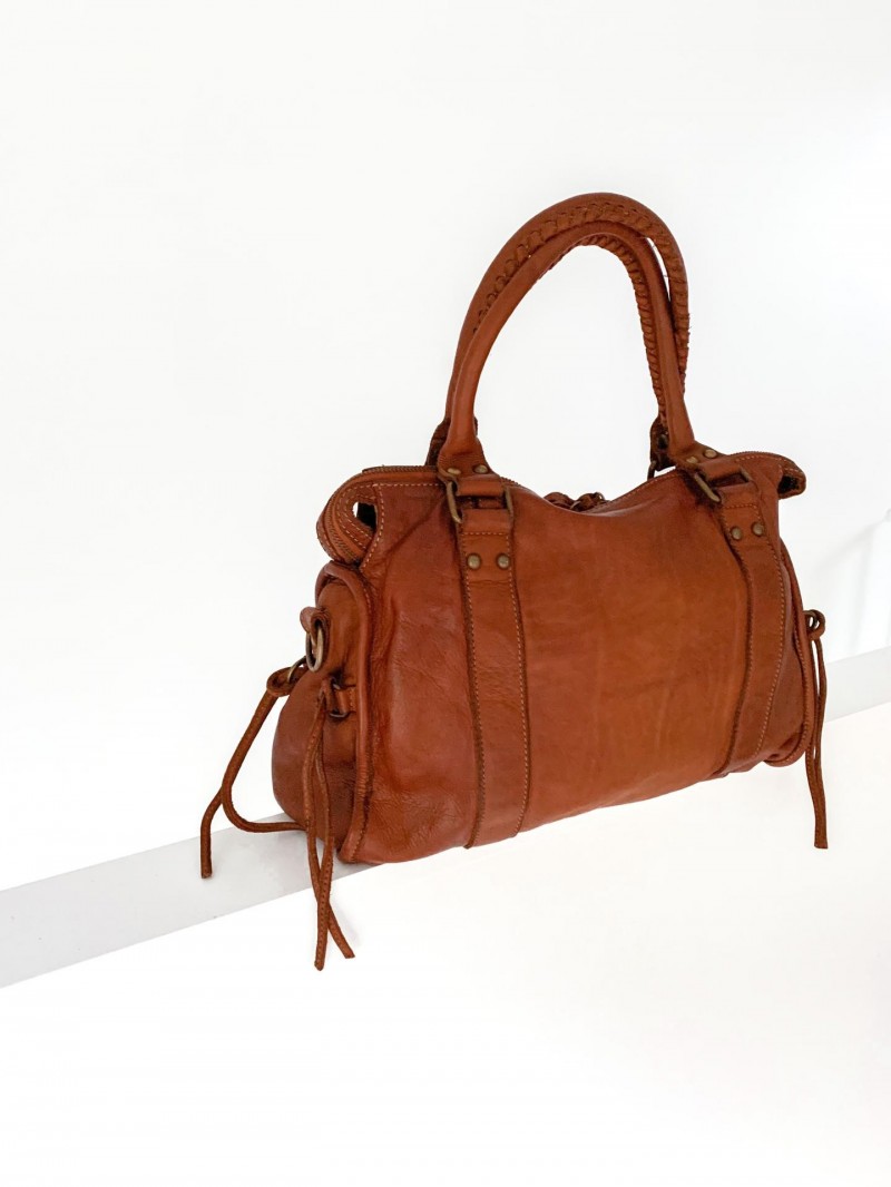 Sac Bella grand cuir lisse