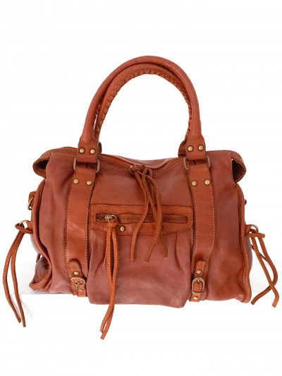 Sac Bella grand cuir lisse